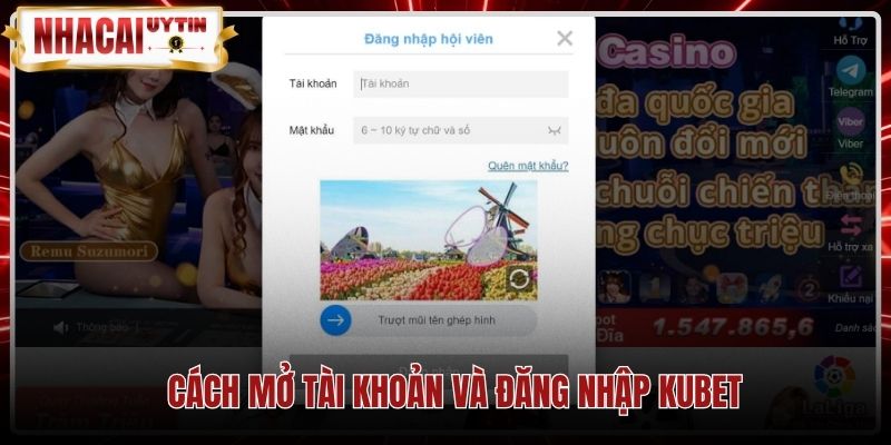 Thao tác đăng ký tài khoản Kubet chuẩn xác qua OTP