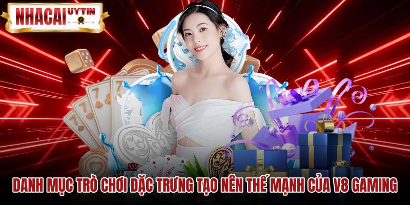 Các sản phẩm game bài 3D V8 Gaming phong cách hiện đại
