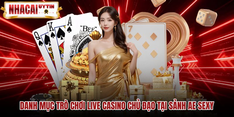 Bốn tựa game trực tuyến phổ biến tại sảnh AE Sexy